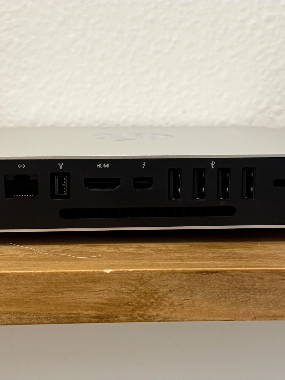 Apple Silver Mini Desktop with Black Accents